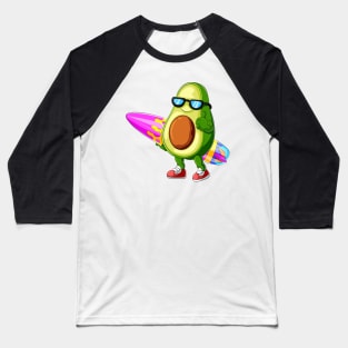 avocado surfer Baseball T-Shirt